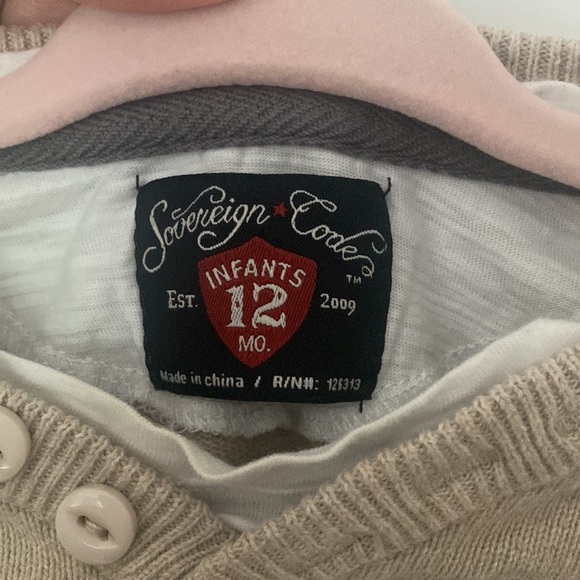 Sovereign Code Boys Sweater Size 12 Months - Picture 4 of 6